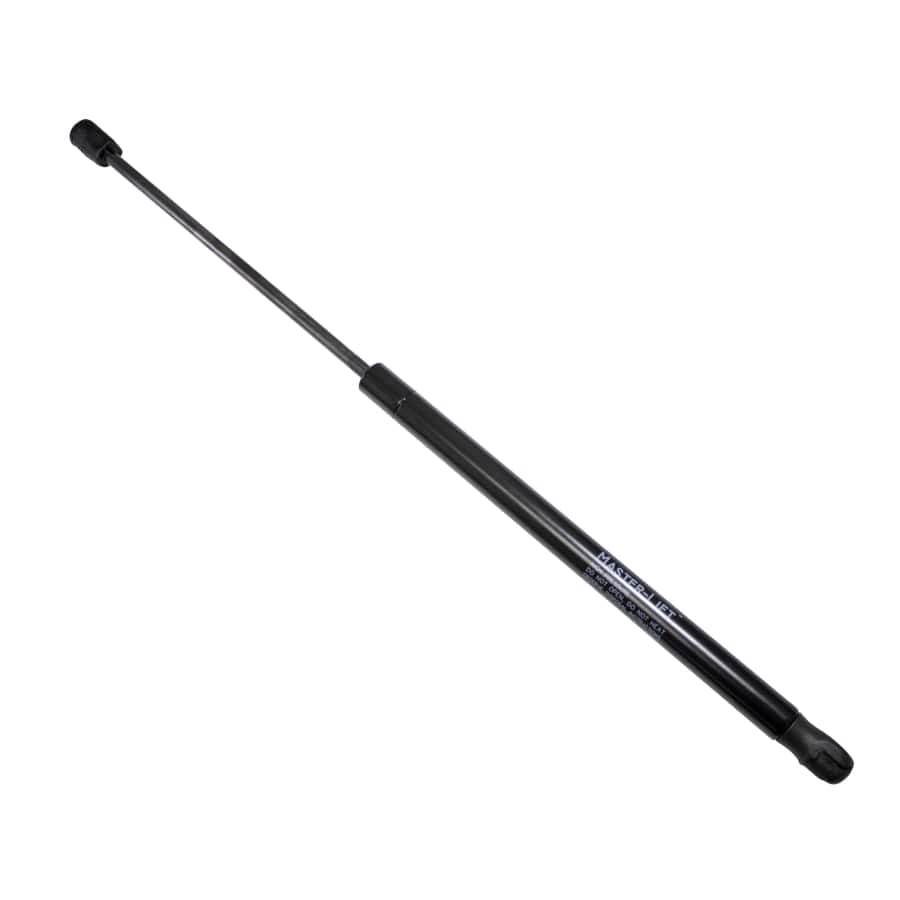 Stabilus Strut - ML 34-40 (4525QV) Replacement for side swing door. Extended Length: 20.00" Compressed: 12.00” Dimensions: 8mm (rod) x 18mm (tube) Newton: 0180N Force: 40 lbs End Fitting: Accommodates a 10mm ball socket