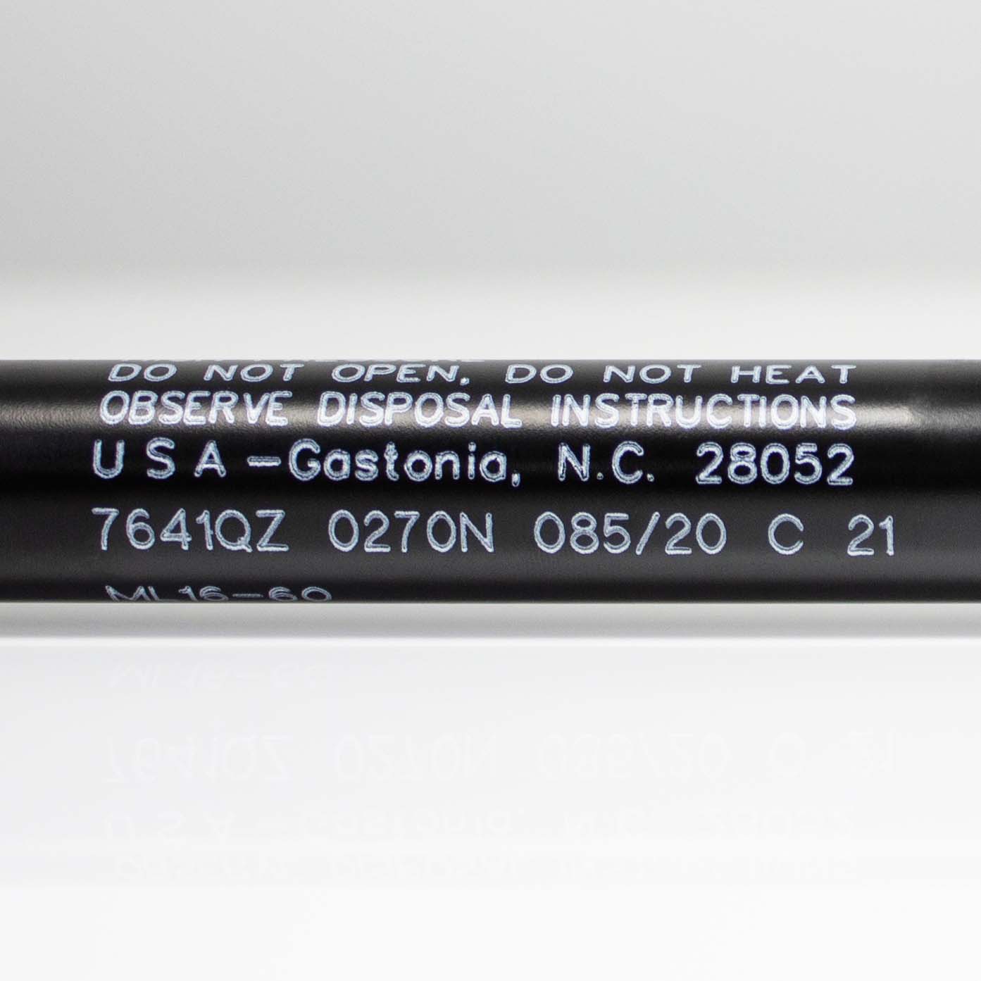 Future-Sales-Stabilus-Strut-ML-16-60-7641QZ-Replacement-large-door-Extended-Length-17.2-Compressed-10.2-Dimensions-6mm-rod-15mm-tube-Newton-0270N-Force-60-lbs-Accommodates-10mm-ball-socket-side