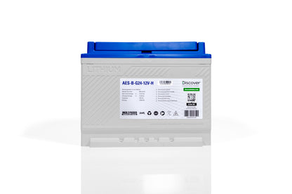 Discover 12v Lithium Blue 100Ah Battery with Heat