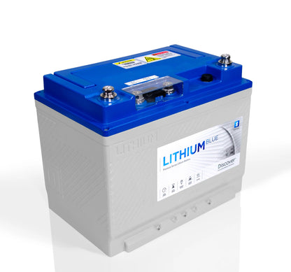 Discover 12V Lithium Blue 100Ah Battery with Heat