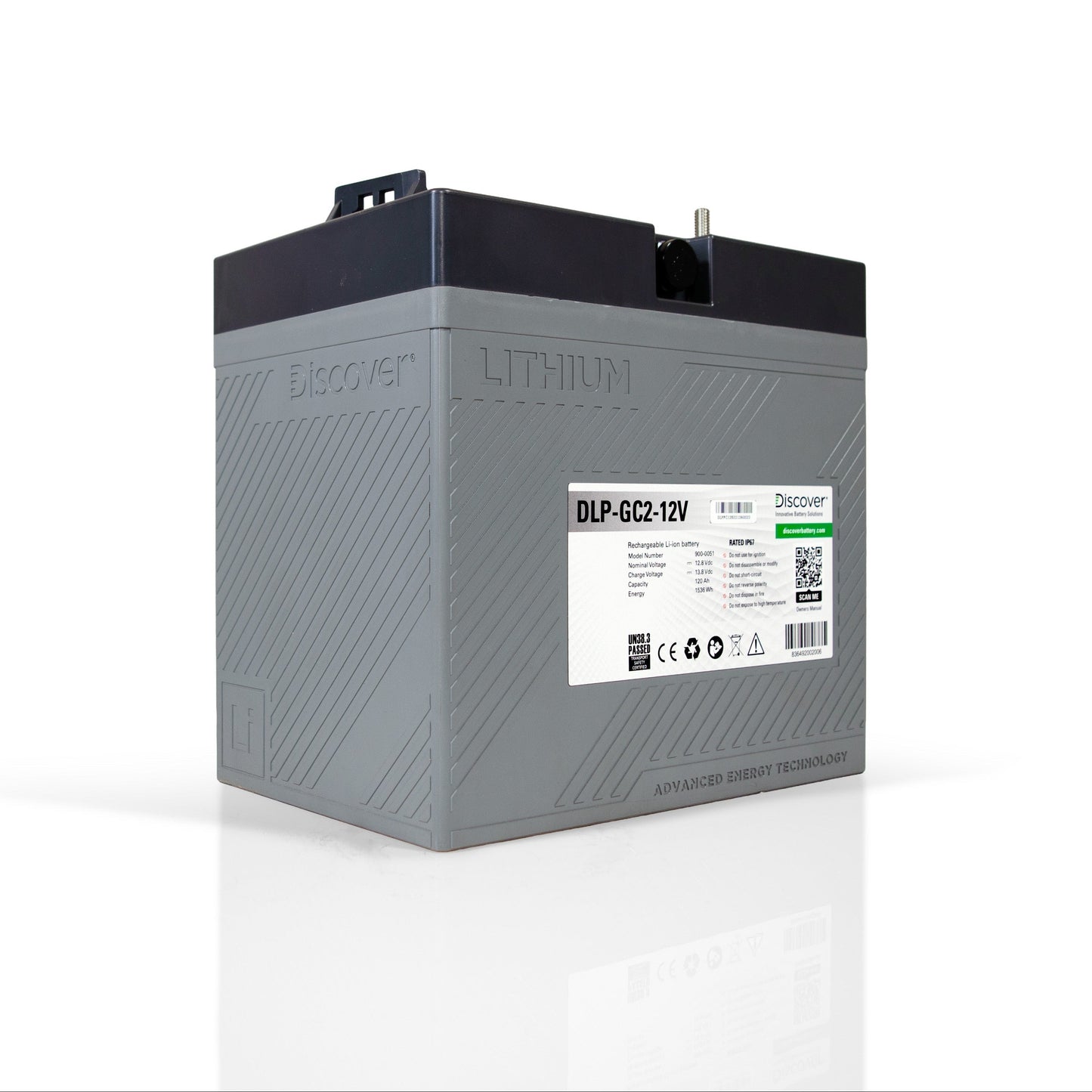Discover 12V Lithium PRO 120Ah Battery