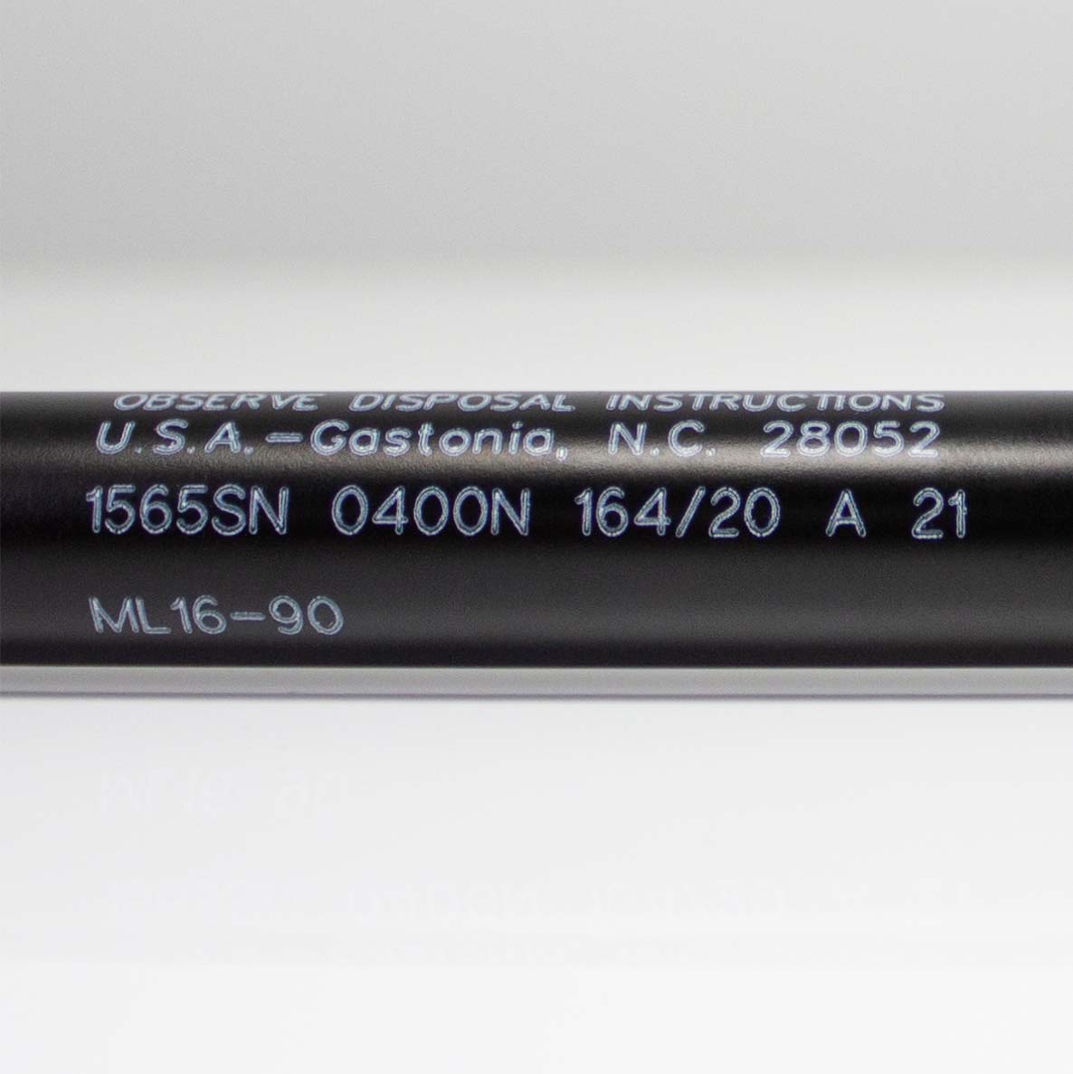 Future-Sales-Stabilus-Strut-ML-16-90-1565SN-Replacement-extra-large-door-Extended-Length-17.2-Compressed-10.2-Dimensions-6mm-rod-15mm-tube-Newton-0400N-Force-90-lbs-Accommodates-10mm-ball-socket-side