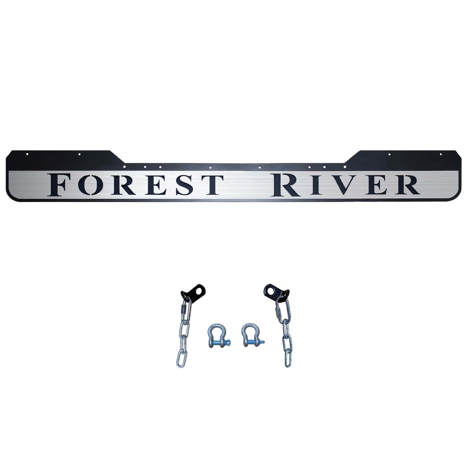 Future-Sales-Rock-Guard-FOREST RIVER-11-inch-MFR-FR-02NB-11-by-95-Center-Notch-Brushed-Finish-Face-Plate-hardware