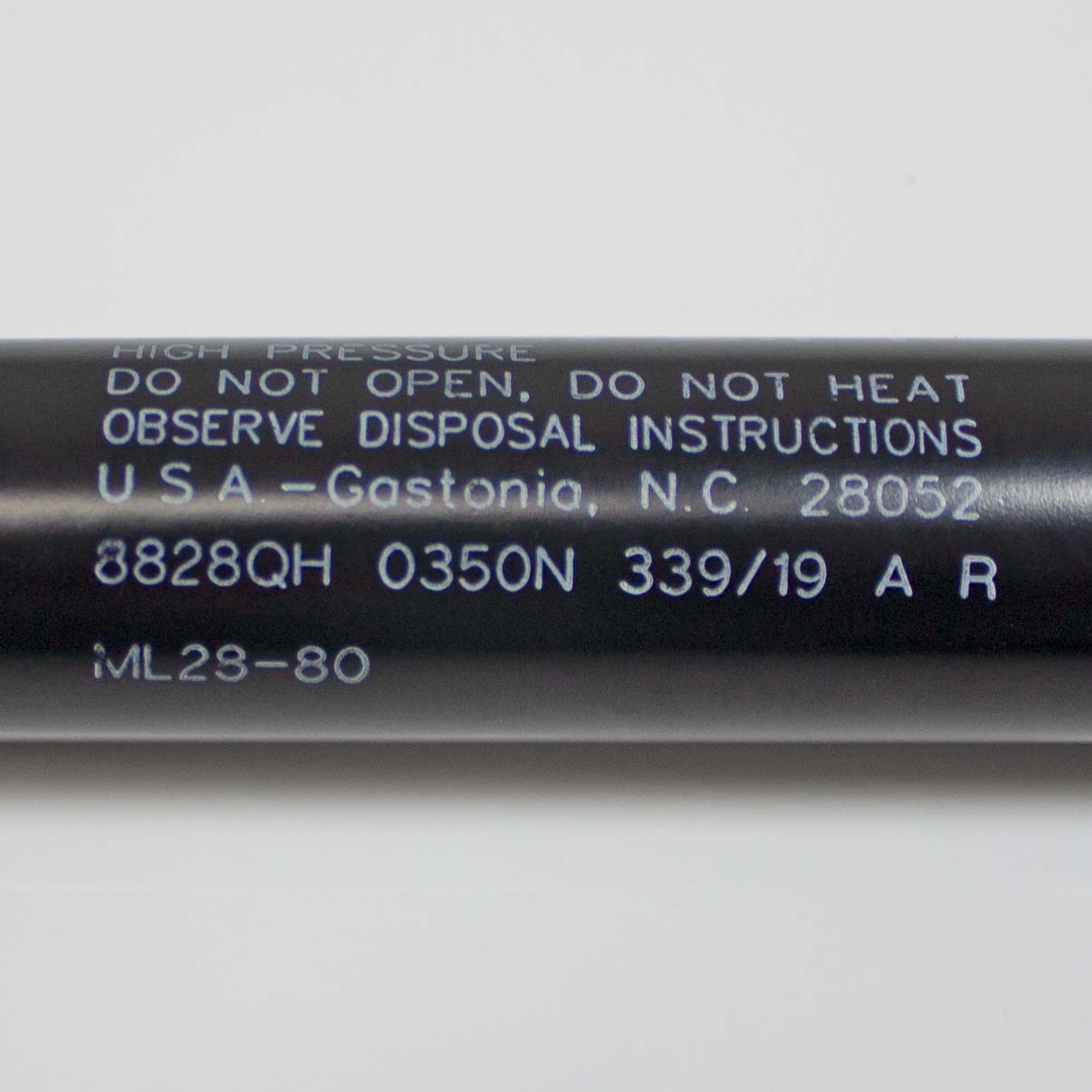 Future-Sales-Stabilus-Strut-ML-28-80-8828QH-Replacement-medium-door-Extended-Length-30.91-Compressed-17.13-Dimensions-10mm-rod-22mm-tube-Newton-0350N-Force-80-lbs-Accommodates-10mm-ball-socket-side